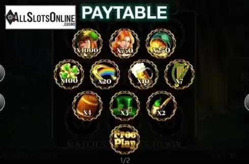 Paytable 1