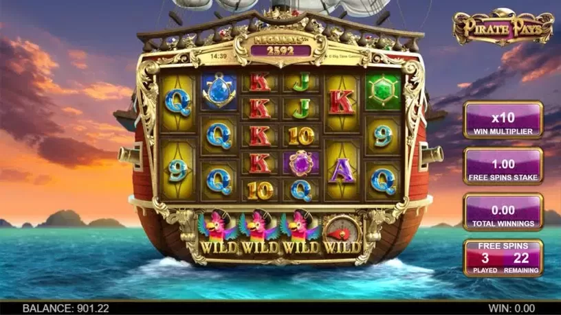 Pirate Pays Megaways slot screenshot 9