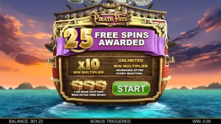 Pirate Pays Megaways slot screenshot 5