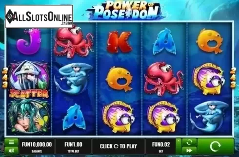 Reel Screen. Power Of Poseidon from Platipus