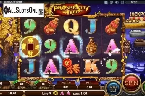 Win Screen. Prosperity Tree from SimplePlay