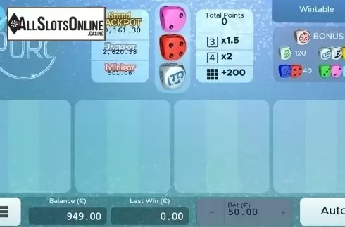 Reels screen. Pure from Air Dice
