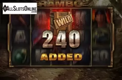 Feature Screen. Rambo (StakeLogic) from StakeLogic