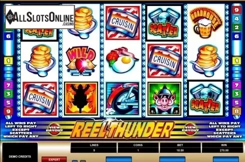 Screen6. Reel Thunder from Microgaming