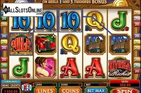 Screen8. Riviera Riches from Microgaming