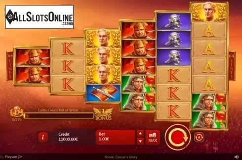 Reel Screen. Rome: Caesars Glory from Playson