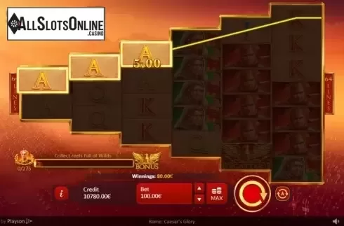 Win Screen 1. Rome: Caesars Glory from Playson
