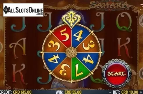 Bonus Wheel. Sahara from Octavian Gaming