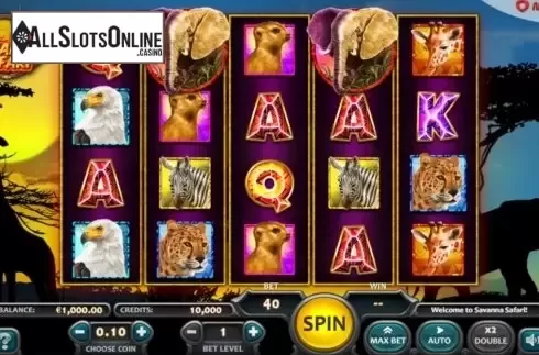 Reel Screen. Savanna Safari from Nucleus Gaming