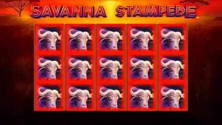 Savanna Stampede slot screenshot 3