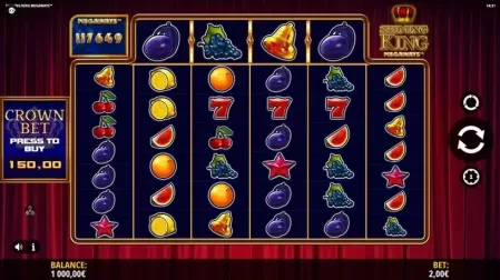 Shining King Megaways slot screenshot 1