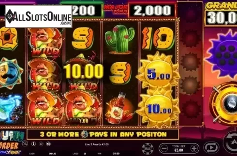 Win Screen 3. South of the Border from Ainsworth