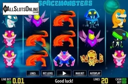 Game reels. Space Monsters HD from World Match
