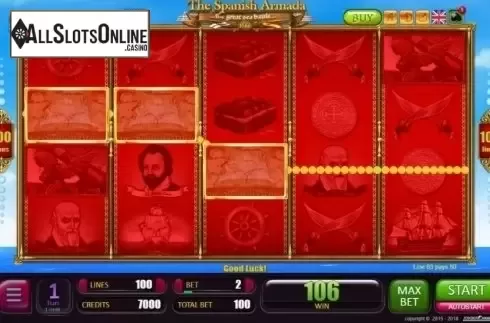 Win Screen. Spanish Armada from Belatra Games
