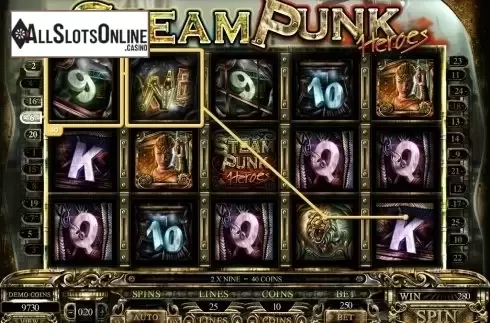 Screen9. Steam Punk Heroes from Microgaming