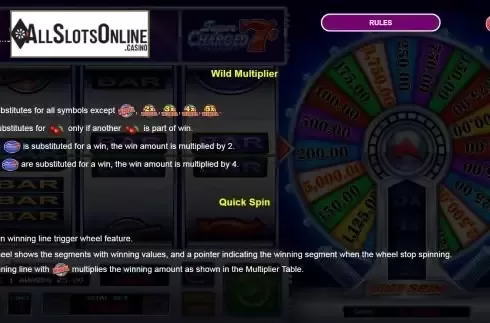 Features screen