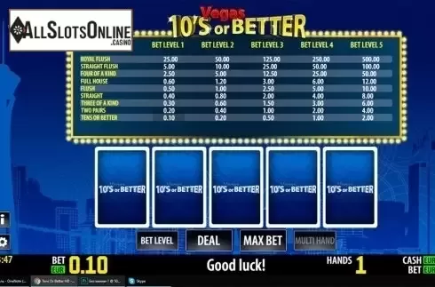 Reels screen. Tens Or Better HD from World Match