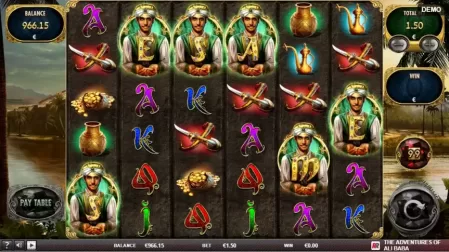 The Adventures of Ali Baba slot screenshot 4