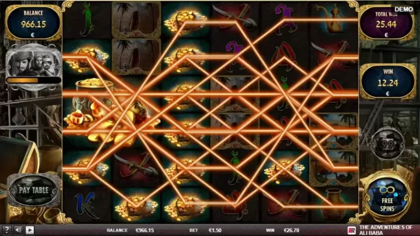 The Adventures of Ali Baba slot screenshot 5