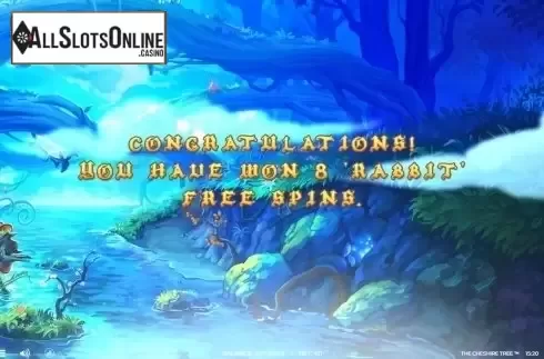 Free Spins. The Cheshire Tree from OMI Gaming