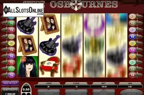 Screen5. The Osbournes from Microgaming