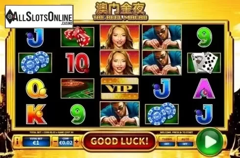 Reel Screen. The Reel Macau from Skywind Group