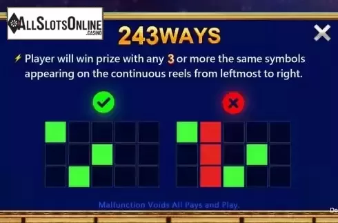 Ways to win screen