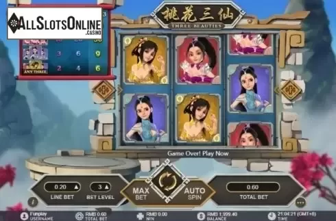 Reel Screen. Three Beauties from GamePlay