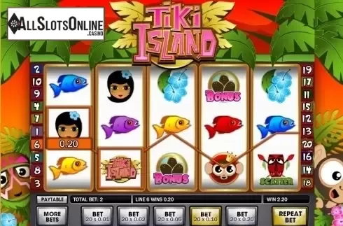 Win Screen 2. Tiki Island (Gamesys) from Roxor Gaming