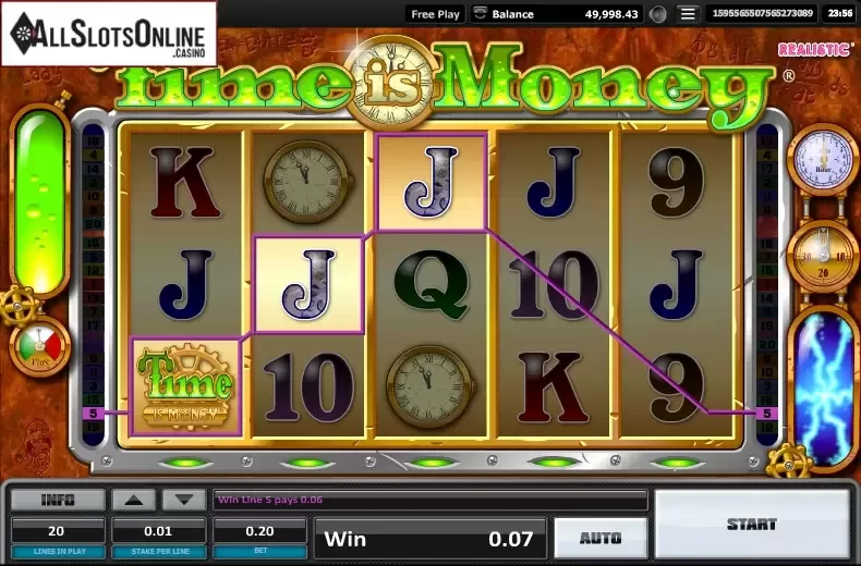 Screen 1. Time is money from Realistic