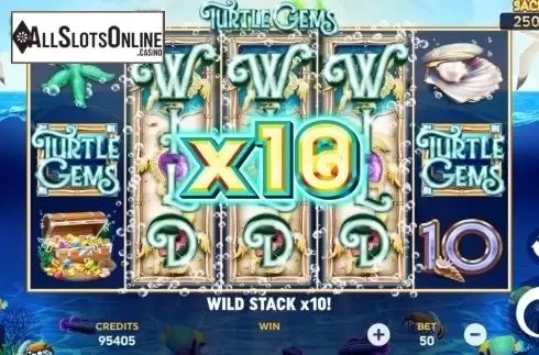 Multiplier. Turtle Gems from Playlogics