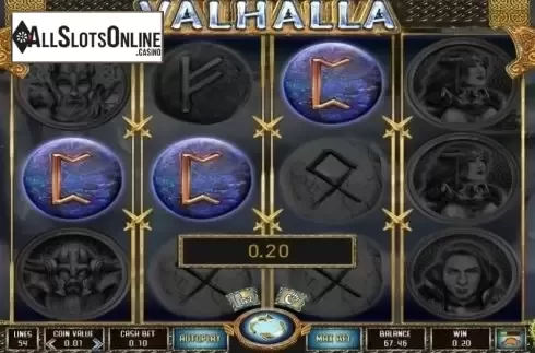 Win Screen. Valhalla (Wazdan) from Wazdan