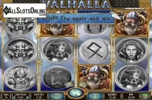 Win Screen. Valhalla (Wazdan) from Wazdan