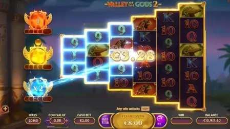 Valley of the Gods 2 slot screenshot 3