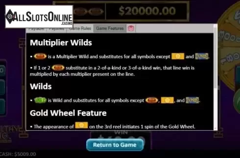 Paytable 3