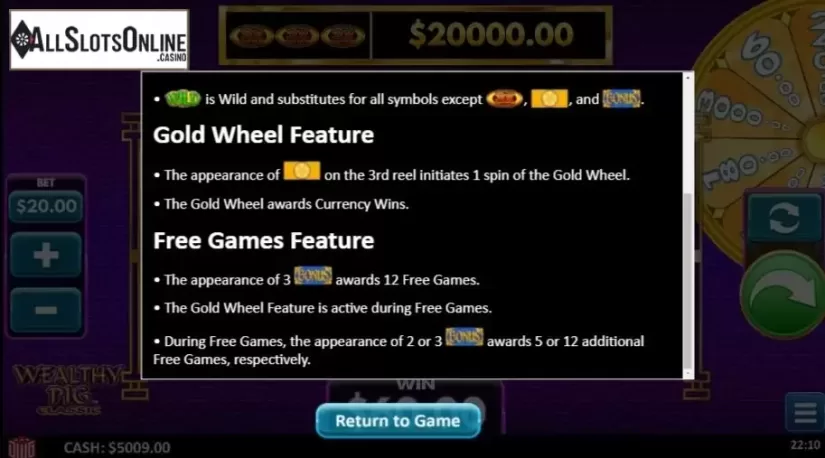 Paytable 4
