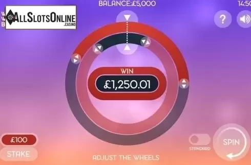 Game workflow. Wheely Wheely Big Win from Slingo Originals