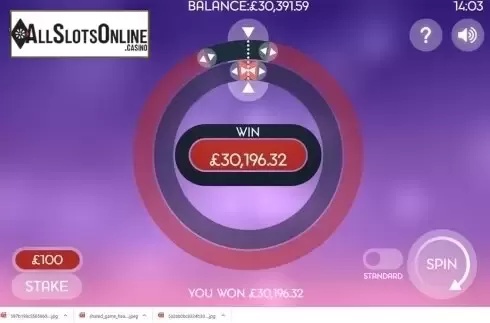 Win screen. Wheely Wheely Big Win from Slingo Originals