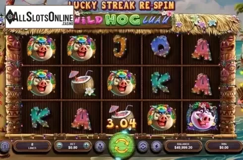 Win Screen 1. Wild Hog Luau from RTG