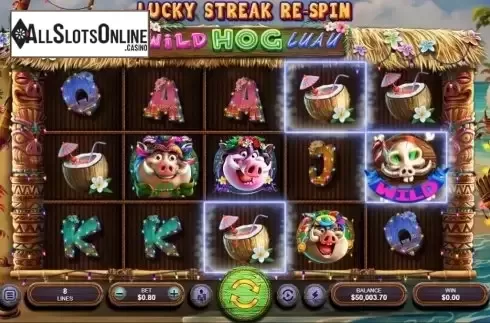 Win Screen 2. Wild Hog Luau from RTG