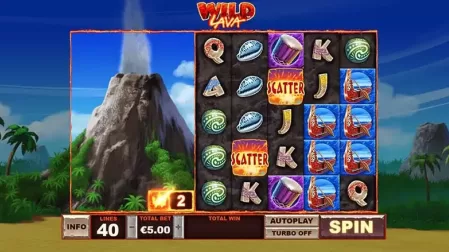 Wild Lava slot screenshot 3