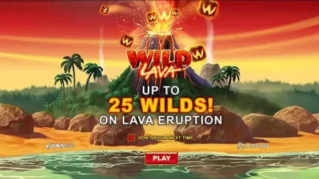 Wild Lava slot screenshot 1