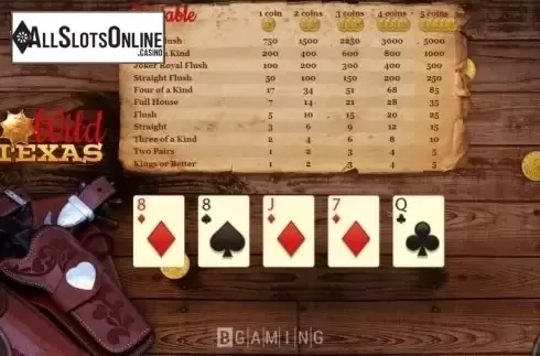 Game Screen 2. Wild Texas from BGAMING