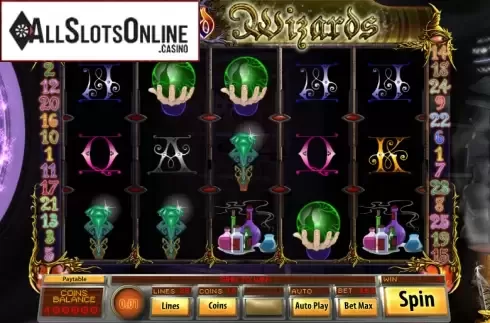 Game Workflow screen. Wild Wizards (Saucify) from Saucify