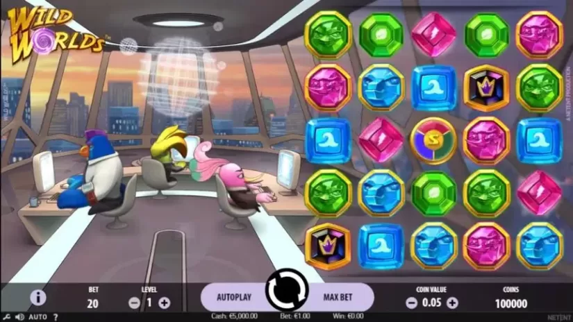 Wild Worlds slot screenshot 1