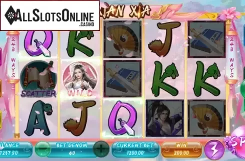 Win Screen. Xian Xia from Triple Profits Games