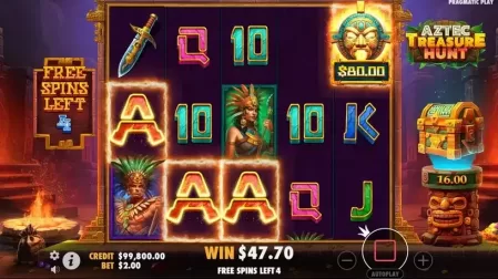 Aztec Treasure Hunt slot screenshot 5
