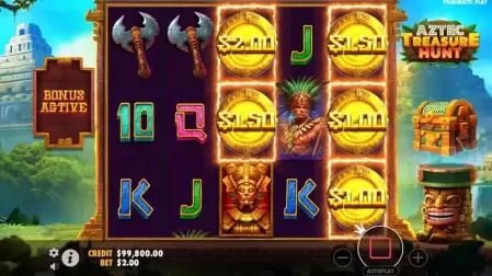 Aztec Treasure Hunt slot screenshot 4