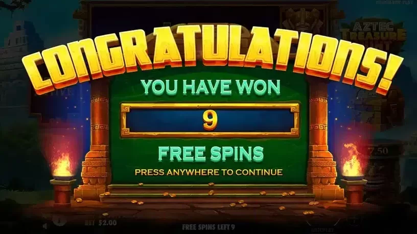 Aztec Treasure Hunt slot screenshot 3