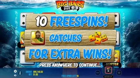 Big Bass Dice slot screenshot 3